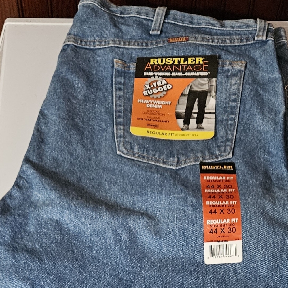 Rustler Blue Relaxed Jeans Classic Fit